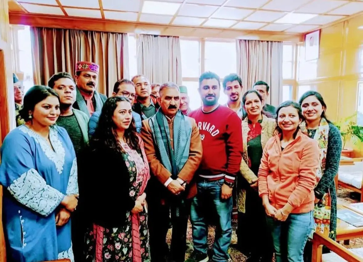 CM Sukhvinder Singh Sukhu meets Himachal Pradesh detail welfare society member